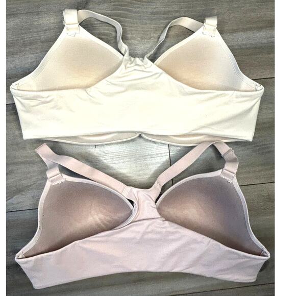Soma Endbliss Front Close Racerback Bra Lot of 2 Cream Beige 36D - Picture 4 of 10